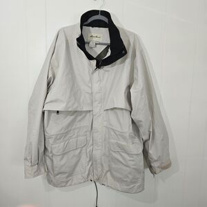 Eddie Bauer Men's XL Gore-Tex Weatherproof Rain Windbreaker